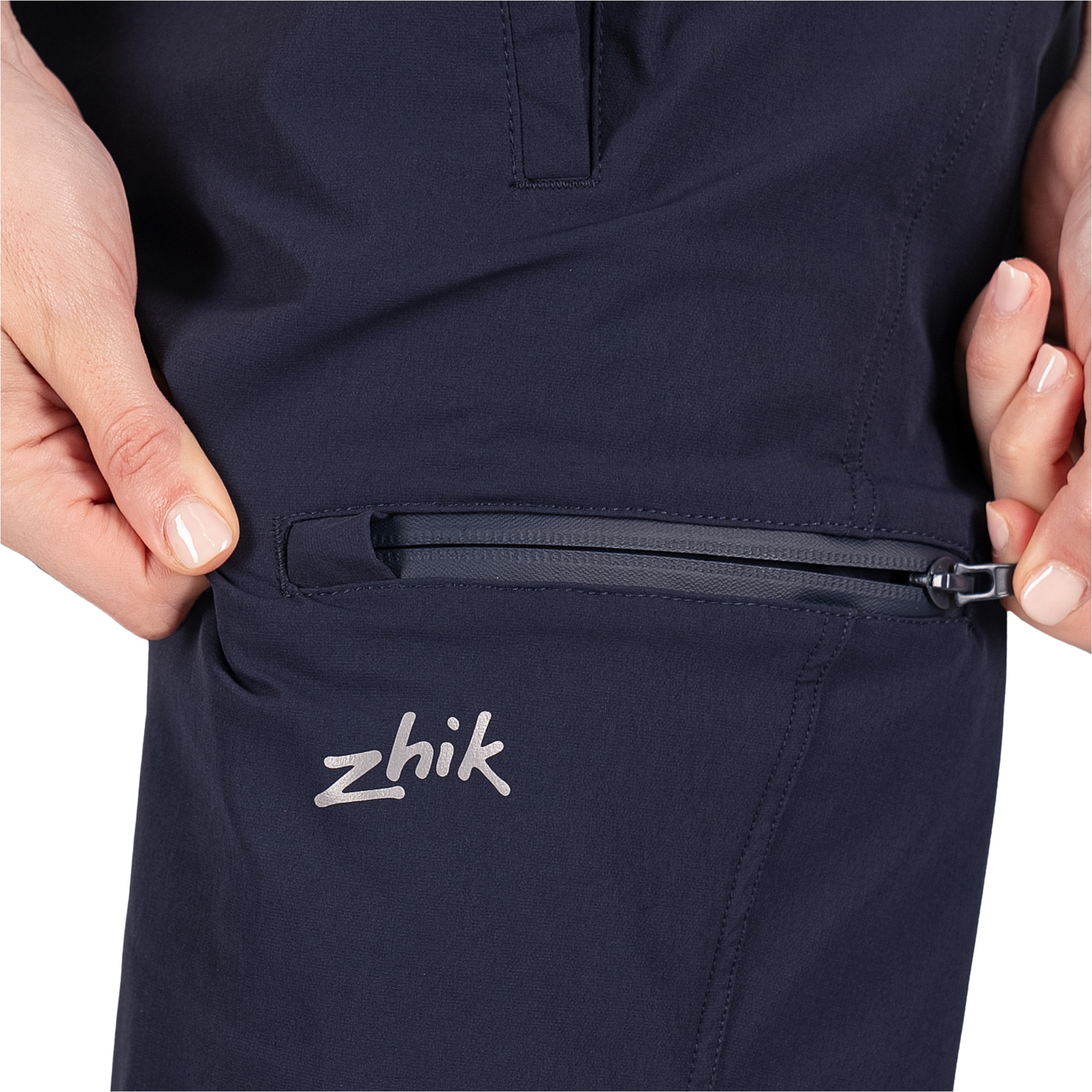 Zhik Womens Stretch Fast Dry Deck Short SRT-0275-W-NVY - Navy Blue